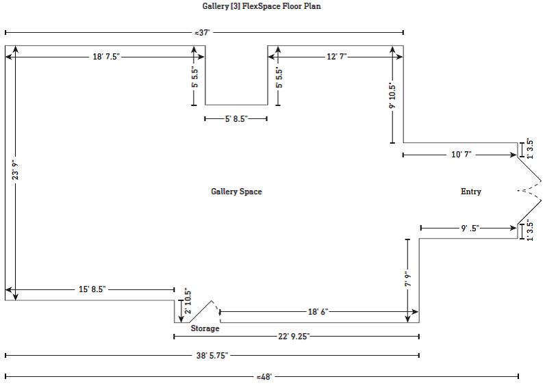 Floor Plan - Flex Gallery