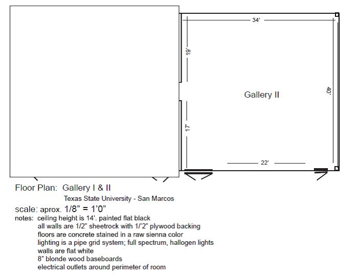 Floor Plan - Gallery I & II